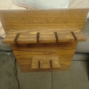 Custom handmade wine rack, coffee cup/ shot glass displays.